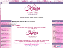 Tablet Screenshot of katiestreasures.com.au